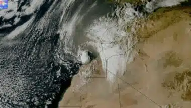 Remontée massive de poussières sahariennes sur le Maroc : les explications de la DGM