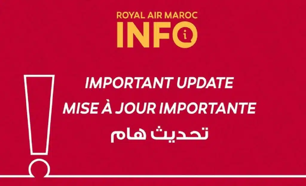 Royal Air Maroc annule ses vols à destination et au départ de Dubaï et de Doha