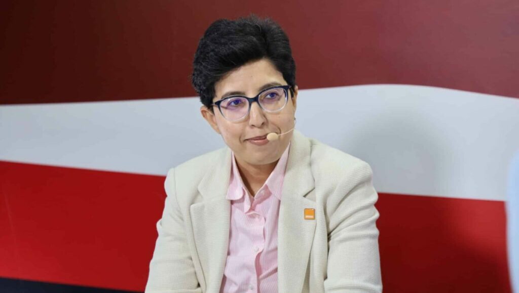 Nouhade Machkour, directrice ICT Orange, au Médias24 Live Studio