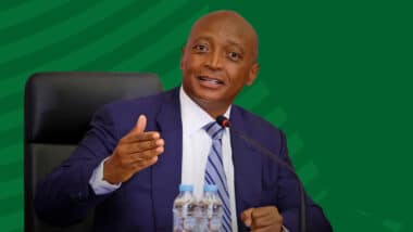 Conférence de presse du président de la CAF, Patrice Motsepe, à Rabat