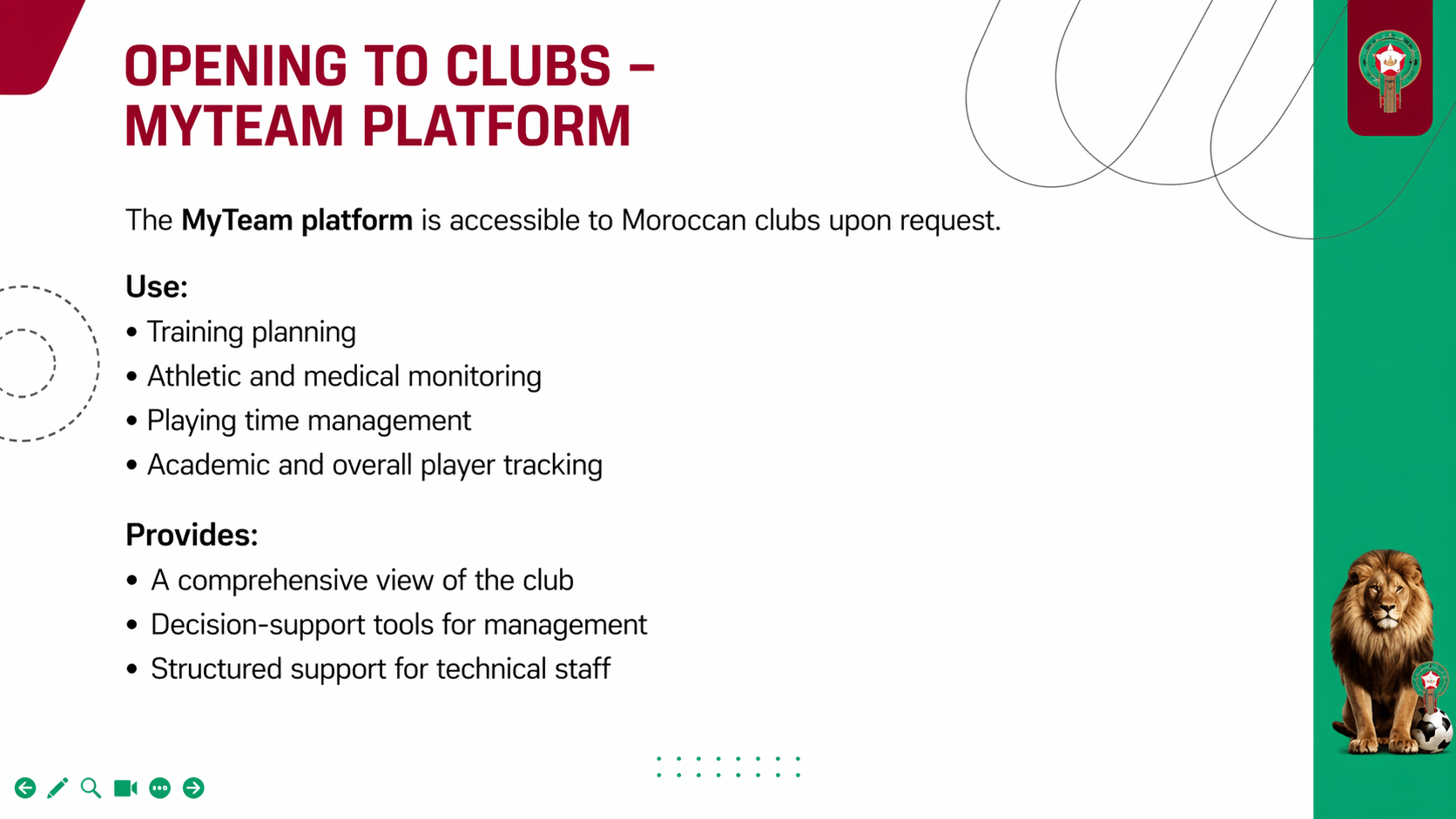 The low-profile digital unit at the heart of national football teams’ performance