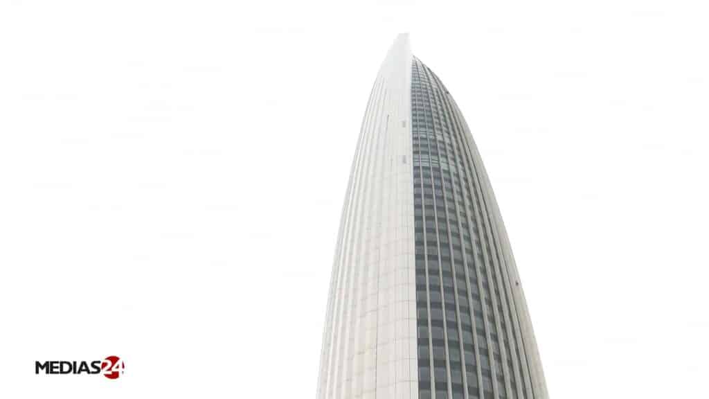 Inside the Mohammed VI Tower. A guided tour