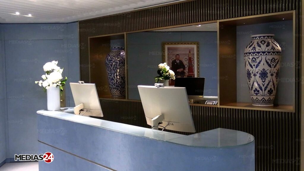 Inside the Mohammed VI Tower. A guided tour
