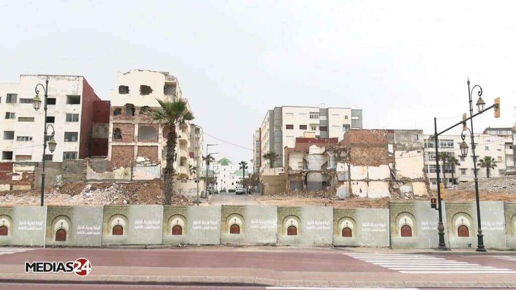 Démolitions au quartier de l'Océan à Rabat