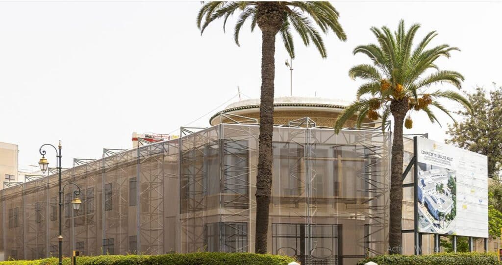Chantier du futur musée du continent africain