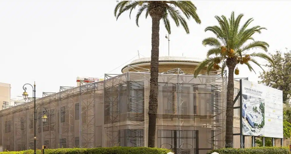 Chantier du futur musée du continent africain