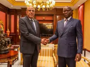 Gabon : Mohamed Ould Errachid représente le Roi Mohammed VI à l’inauguration de la Cité de la démocratie à Libreville