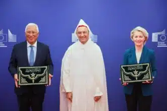 Ahmed Reda Chami présente ses lettres de créance à Antonio Costa et à Ursula von der Leyen