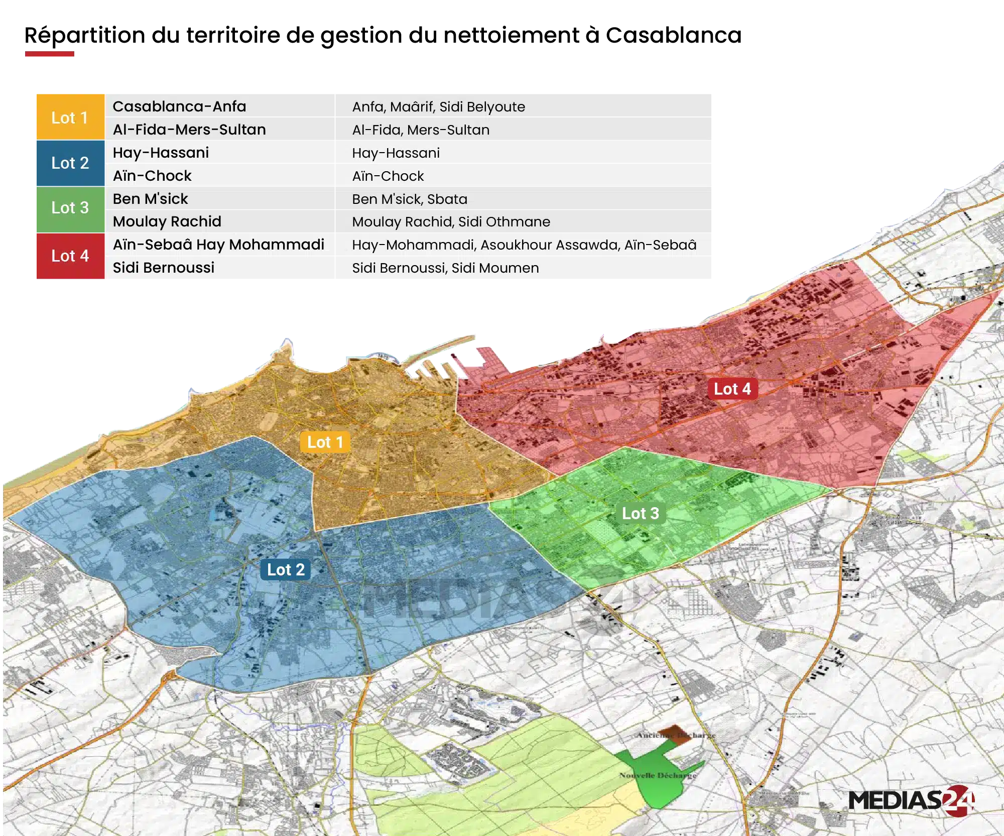 Cinq candidats en lice pour la gestion déléguée du nettoiement à Casablanca Cinq candidats en lice pour la gestion déléguée du nettoiement à Casablanca