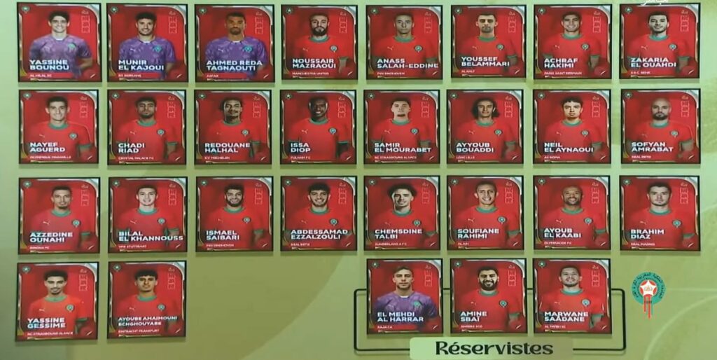 Football : la liste officielle des 26 de Mohamed Ouahbi pour le Mondial Football : la liste officielle des 26 de Mohamed Ouahbi pour le Mondial