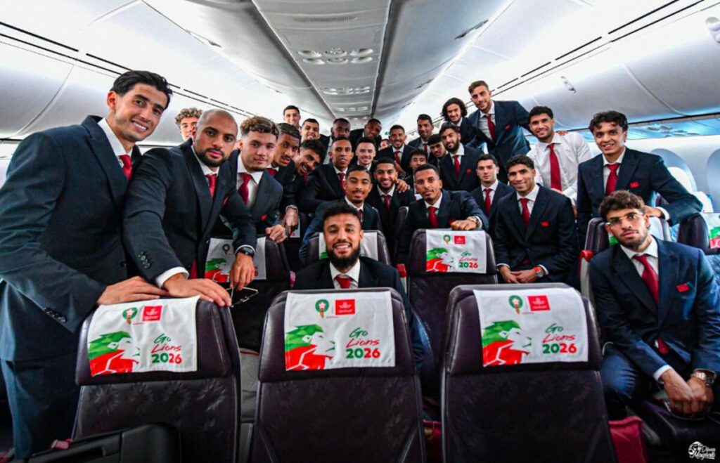 les Lions de l’Atlas officiellement arrivés aux États-Unis.
