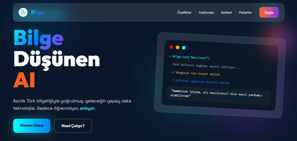 La Turquie dévoile "Bilge", son premier modèle national d’intelligence artificielle.