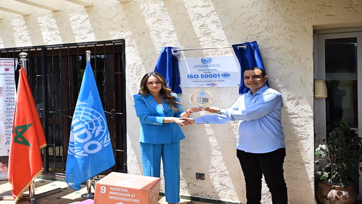 Le bureau de l’ONUDI à Rabat devient le premier au monde à obtenir la certification ISO 50001.