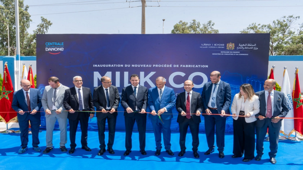 Inauguration d’un nouveau procédé de fabrication de Centrale Danone pour un investissement de 60,2 MDH à Fkih Ben Salah.