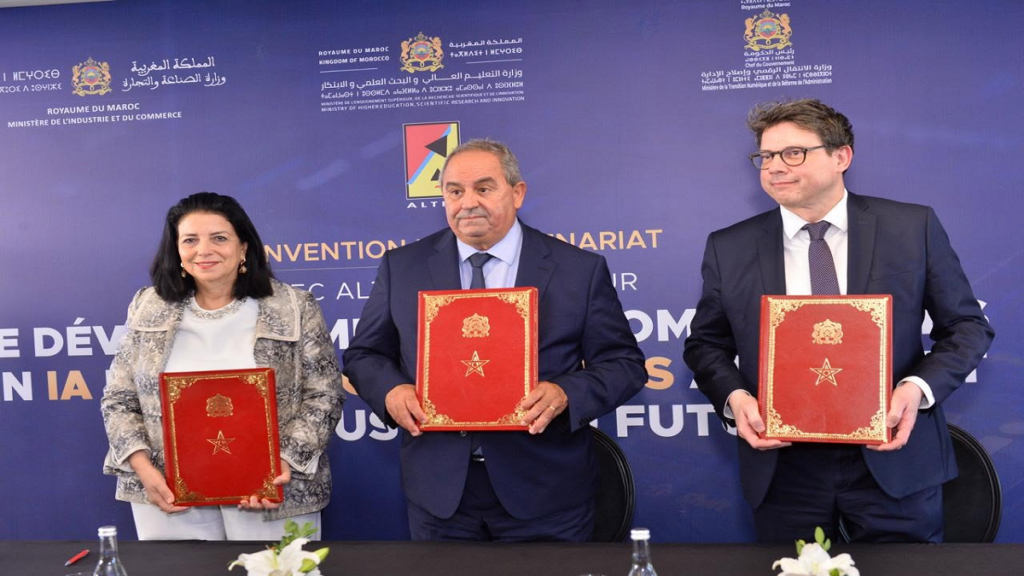 Le Maroc et ALTEN signent une convention de partenariat pour le développement des compétences en IA et des technologies industrielles.