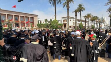 Profession d'avocat : le projet de loi adopté, le sit-in ouvert se poursuit