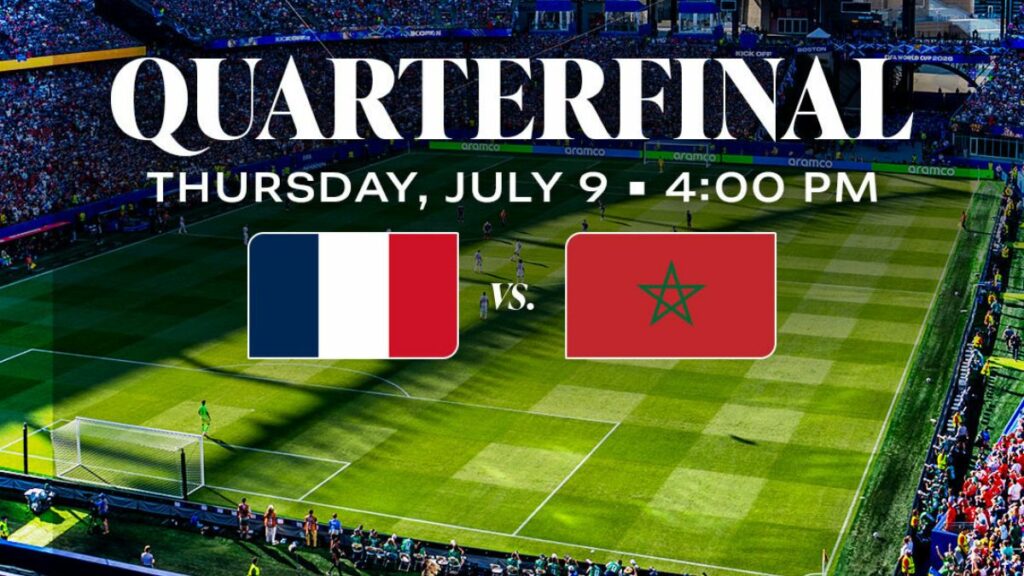 Maroc-France prévisions météo pour le quart de finale au Gillette Stadium