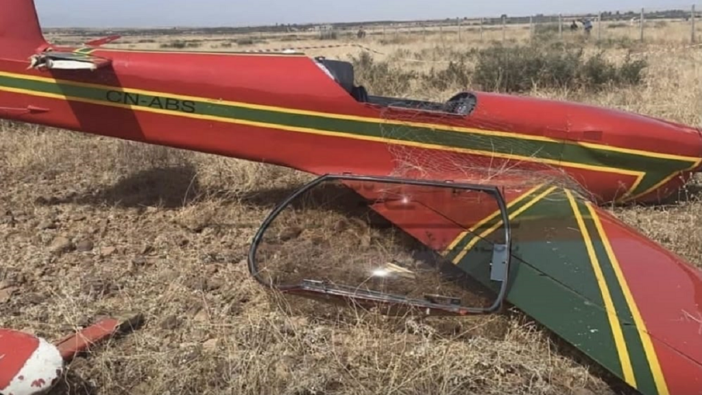 Panne moteur : un avion militaire léger s'écrase près de Marrakech.