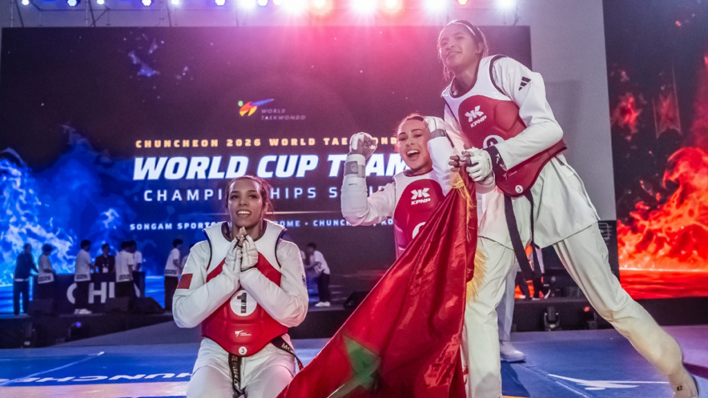 Taekwondo : la sélection marocaine féminine remporte la Coupe du monde par équipes.