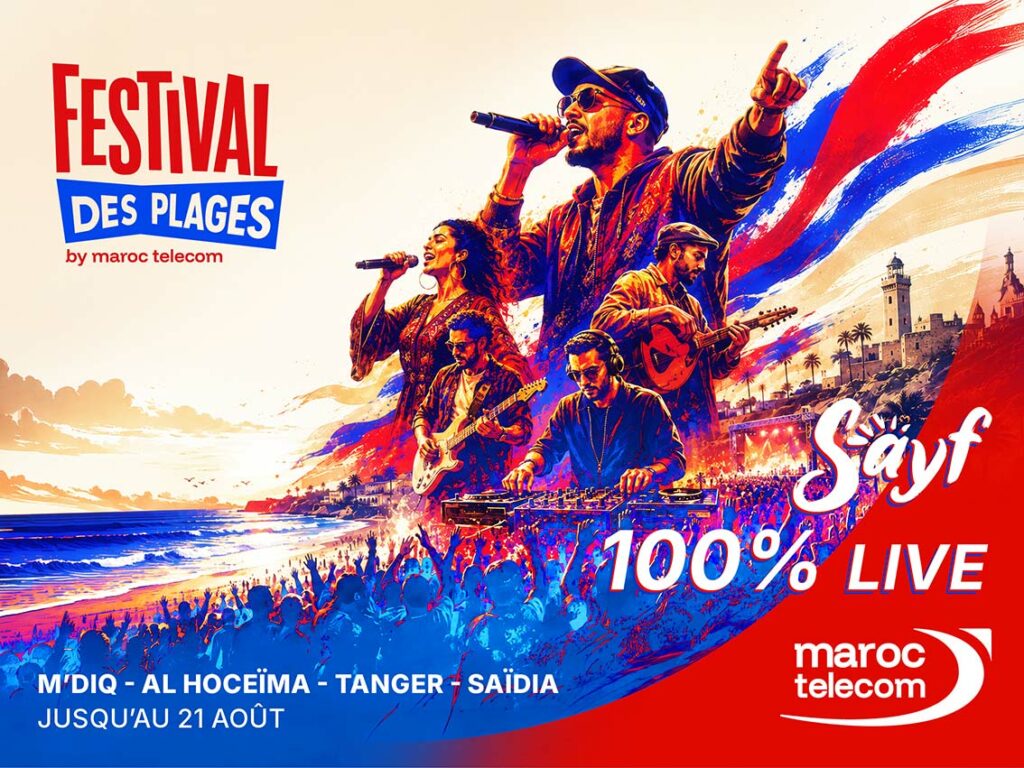 La 22e édition du Festival des Plages de Maroc Telecom, du 20 juillet au 21 août