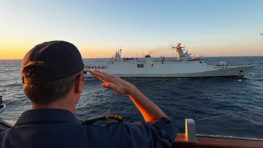 La frégate Moulay Ismail en exercice avec la Turquie