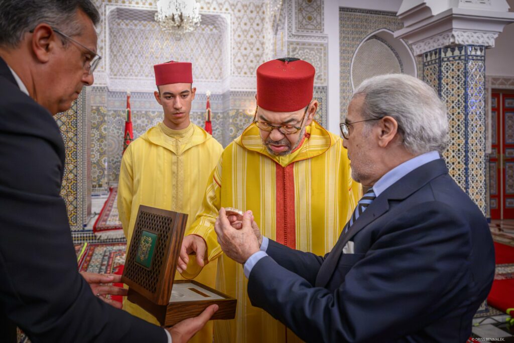 Jouahri présente le rapport annuel de Bank Al-Maghrib au Roi Mohammed VI